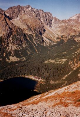 Mengusovsk dolina a Popradsk pleso z Ostrvy